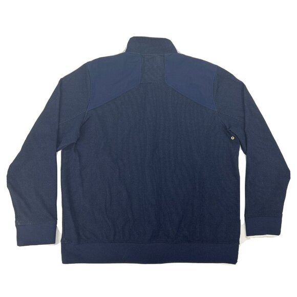 USNA‎ Navy Midshipmen Jacket Men's XL Blue Under Armour Full Zip Cold Gear - Picture 7 of 11